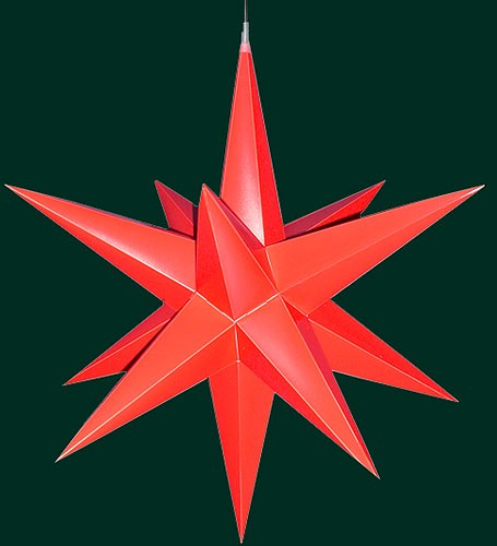 Haßlauer Advent-Außenstern, rot 60cm Haßlauer Advent-Außenstern, rot 60cm