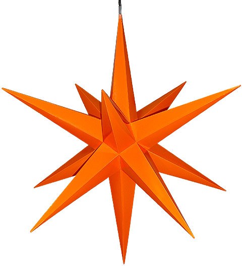 Haßlauer Advent-Außenstern, orange 75cm Haßlauer Advent-Außenstern, orange 75cm