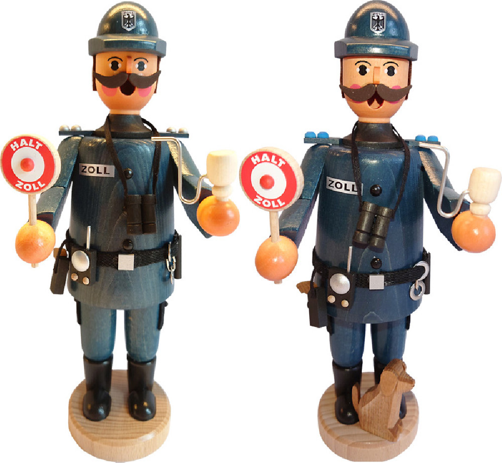 Karl Werner Räuchermann Zöllner, blau Karl Werner Räuchermann Zöllner, blau