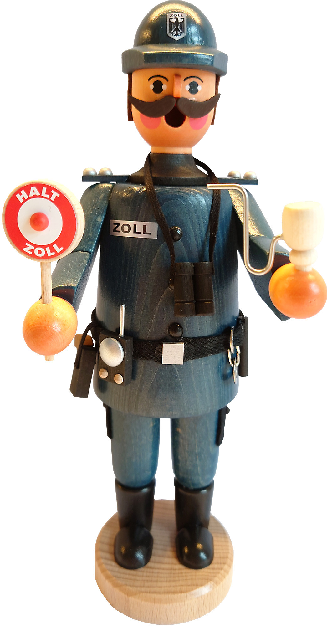 Karl Werner Räuchermann Zöllner, blau Karl Werner Räuchermann Zöllner, blau