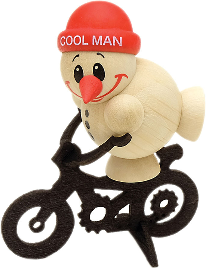 Holzfigur Cool Man - BMX Balance Holzfigur Cool Man - BMX Balance