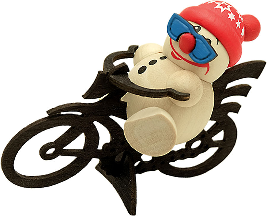 Holzfigur Cool Man - E-Bike Holzfigur Cool Man - E-Bike