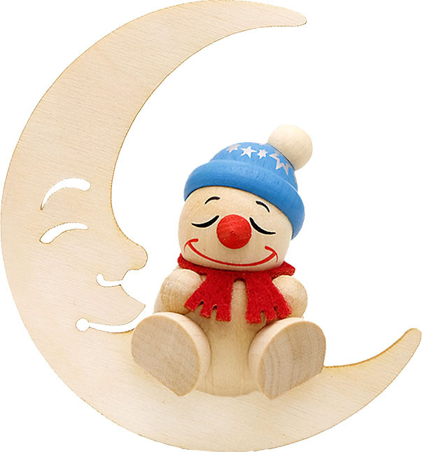 Karsten Braune Holzfigur Cool Man - schlaf im Mond Karsten Braune Holzfigur Cool Man - schlaf im Mond