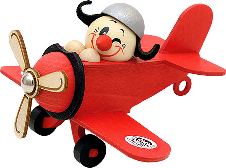 Karsten Braune Holzfigur Cool Man - Pilot Karsten Braune Holzfigur Cool Man - Pilot