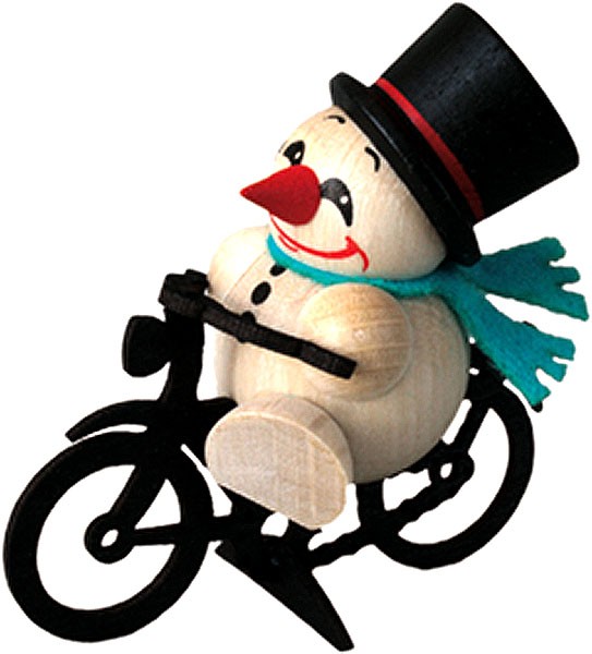 Karsten Braune Holzfigur Cool Man - Fahrrad Karsten Braune Holzfigur Cool Man - Fahrrad