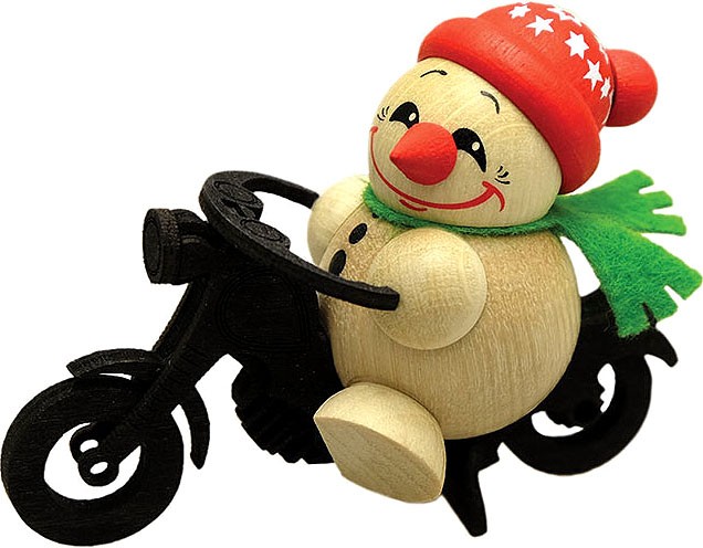 Karsten Braune Holzfigur Cool Man - Motorrad Karsten Braune Holzfigur Cool Man - Motorrad