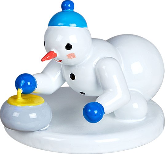 Ellmann Schneemann - Curlingspieler Ellmann Schneemann - Curlingspieler