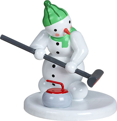 Ellmann Curlingspieler mit Besen Ellmann Curlingspieler mit Besen