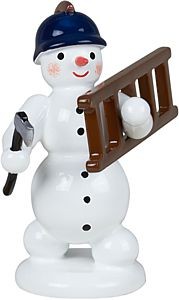Ellmann Schneemann-Feuerwehrmann mit Leiter & Axt Ellmann Schneemann-Feuerwehrmann mit Leiter & Axt