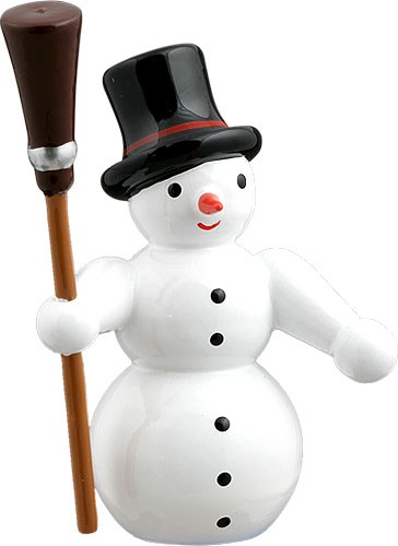 Ellmann Schneemann - mit Besen Ellmann Schneemann - mit Besen