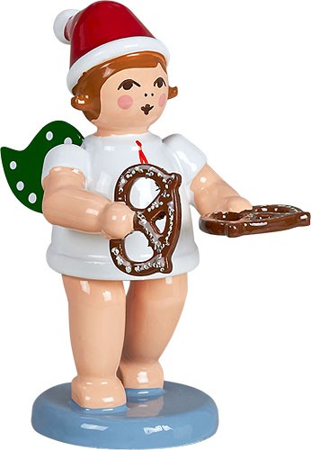 Ellmann Weihnachtsengel mit Brezel, mit Mütze Ellmann Weihnachtsengel mit Brezel, mit Mütze