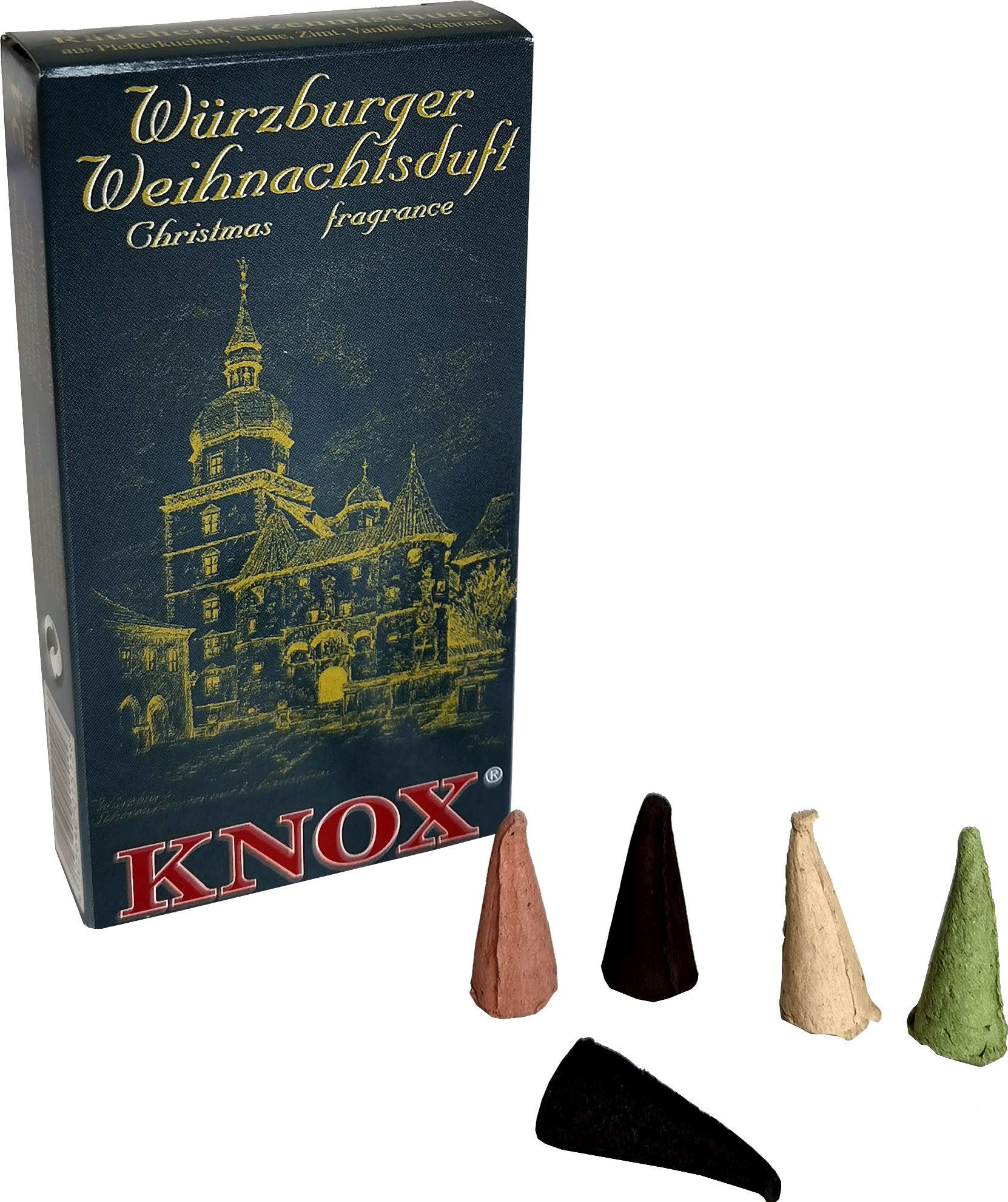 KNOX Räucherkerzen - Städteduft - Würzburger Weihnachtsduft KNOX Räucherkerzen - Städteduft - Würzburger Weihnachtsduft