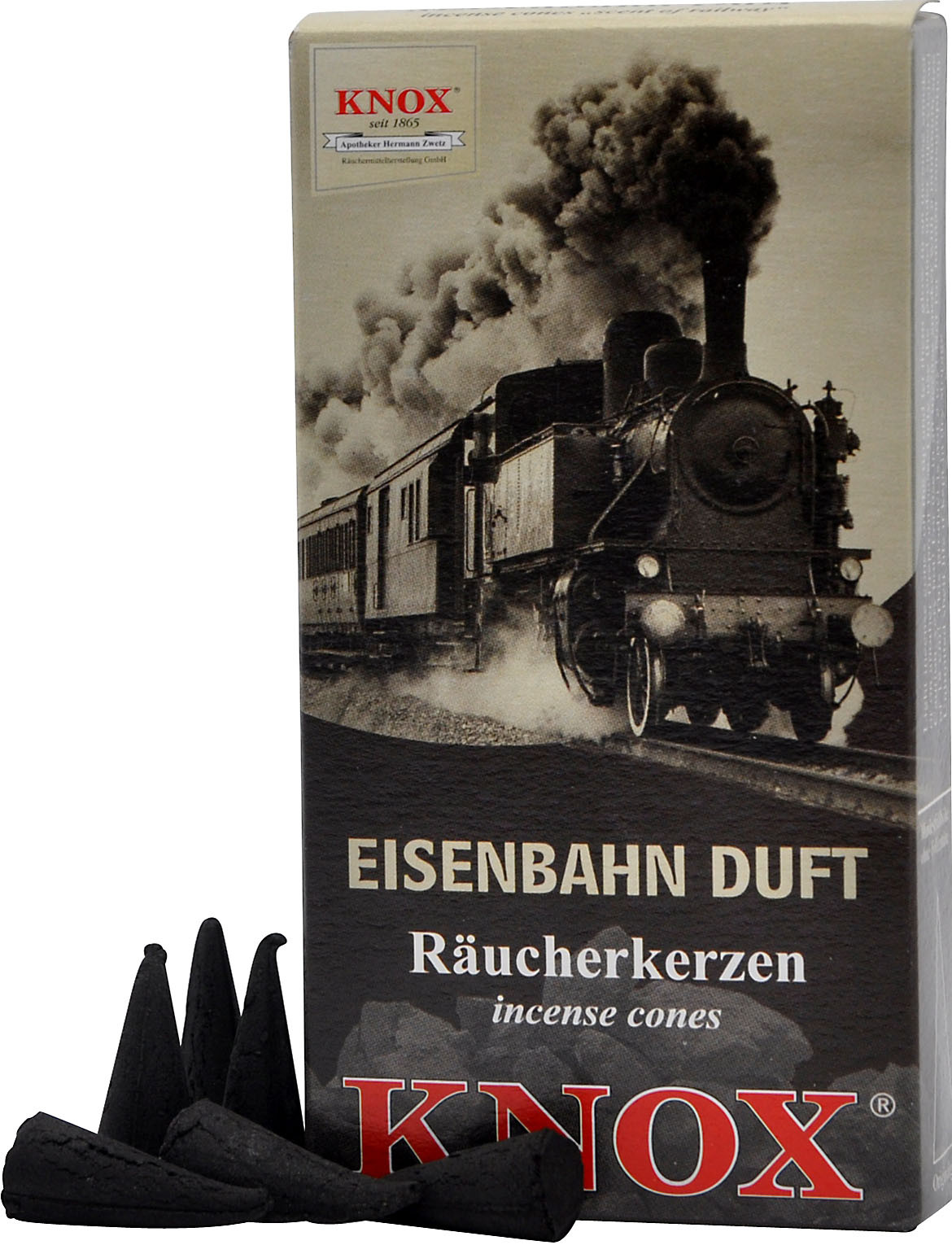 KNOX Räucherkerzen - Eisenbahnduft KNOX Räucherkerzen - Eisenbahnduft