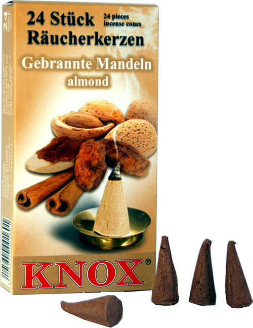 KNOX Räucherkerzen - gebrannte Mandeln KNOX Räucherkerzen - gebrannte Mandeln