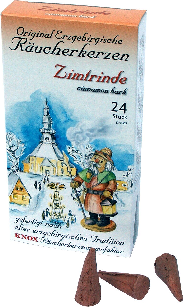 KNOX original erzgebirgische Räucherkerzen - Zimtrinde KNOX original erzgebirgische Räucherkerzen - Zimtrinde