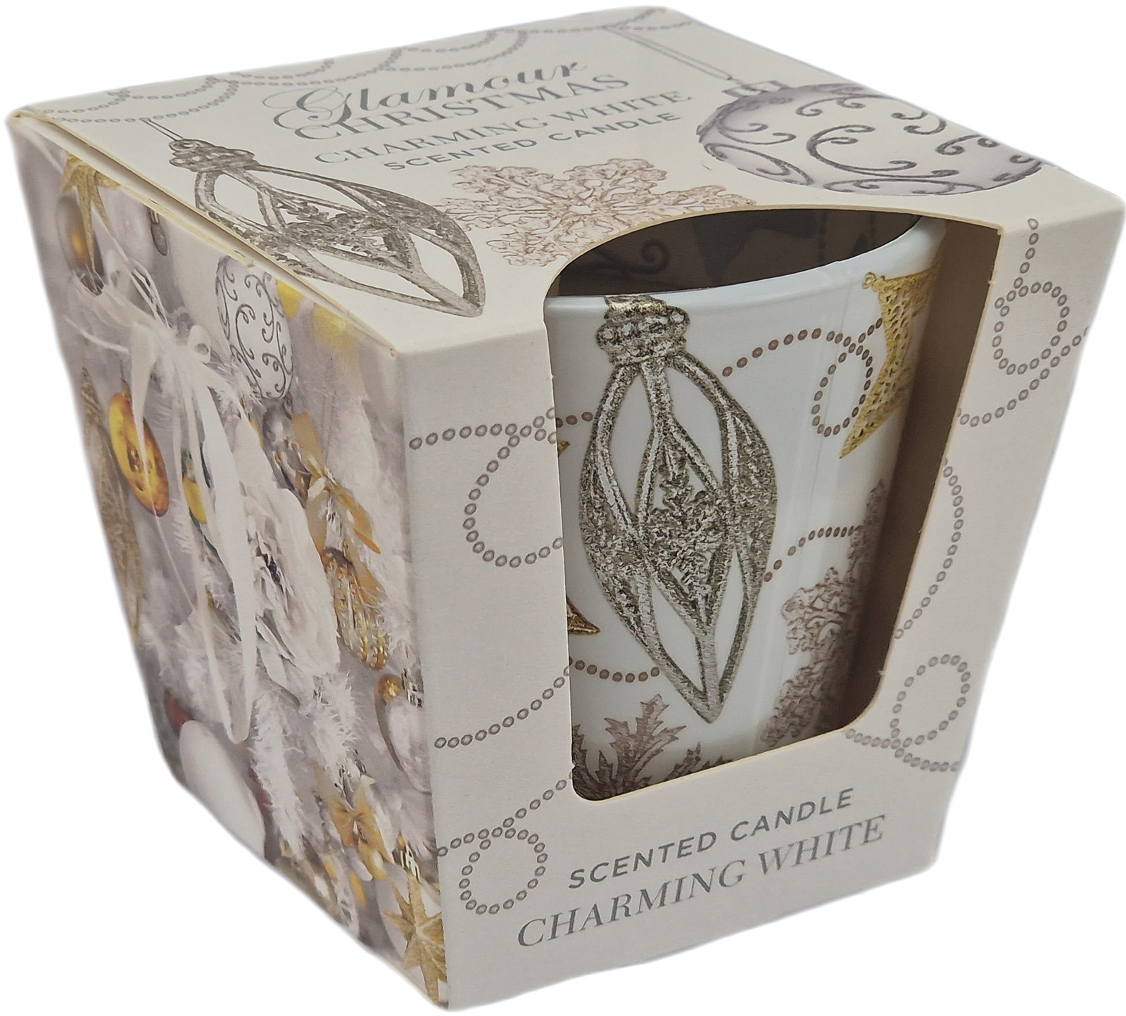 KNOX Glamour Christmas - Charming White Duftkerze KNOX Glamour Christmas - Charming White Duftkerze
