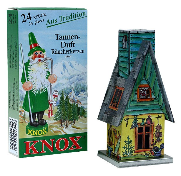 Knox Räucherkerzenset Hütte - Gartenhütte