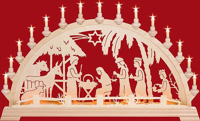 Schwibbogen Christgeburt im Haus Schwibbogen Christgeburt im Haus