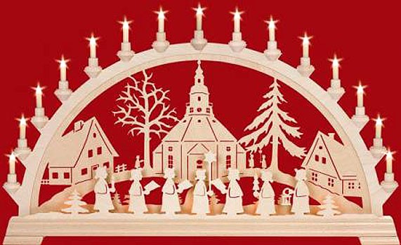 Taulin Schwibbogen Seiffener Kirche Taulin Schwibbogen Seiffener Kirche