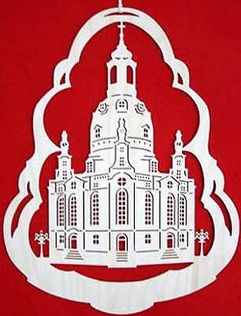 Taulin Fensterbild Frauenkirche - Barock Taulin Fensterbild Frauenkirche - Barock