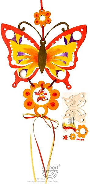 Drechslerei Kuhnert Bastelset Fensterbild Schmetterling Drechslerei Kuhnert Bastelset Fensterbild Schmetterling