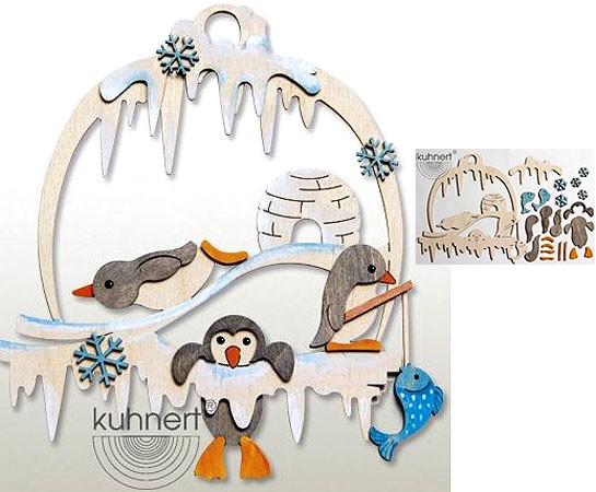 Bastelset Fensterbild Pinguin Bastelset Fensterbild Pinguin