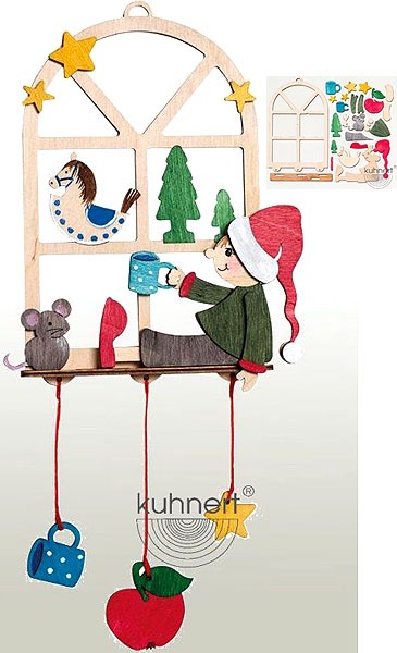 Bastelset Fensterbild Zipfelchen Bastelset Fensterbild Zipfelchen
