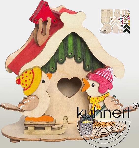 Bastelset Rauchhaus mit Vögeln Bastelset Rauchhaus mit Vögeln