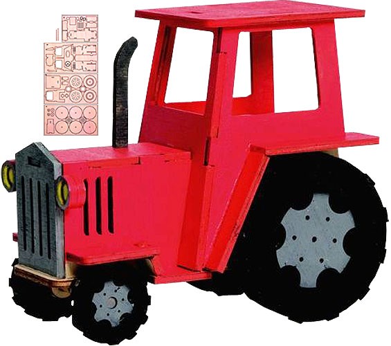 Drechslerei Kuhnert Bastelset Traktor Drechslerei Kuhnert Bastelset Traktor