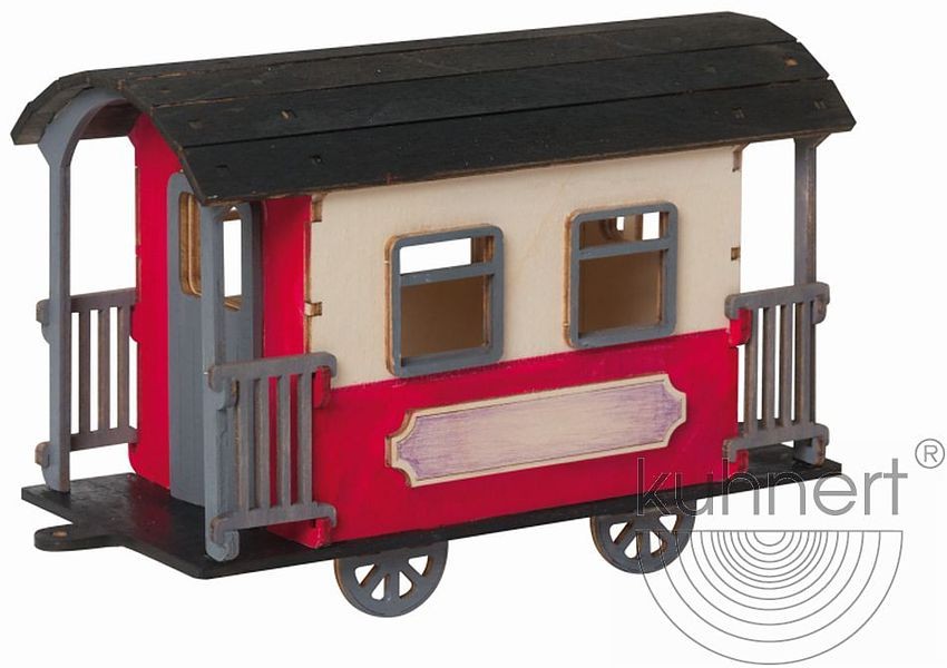 Drechslerei Kuhnert Bastelset Eisenbahnwagon Drechslerei Kuhnert Bastelset Eisenbahnwagon