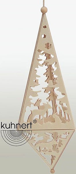 Drechslerei Kuhnert Baumschmuck Pyramide 3