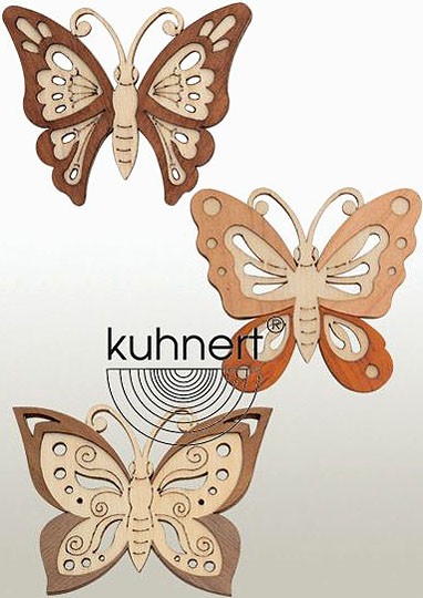 Drechslerei Kuhnert Baumschmuck Schmetterling