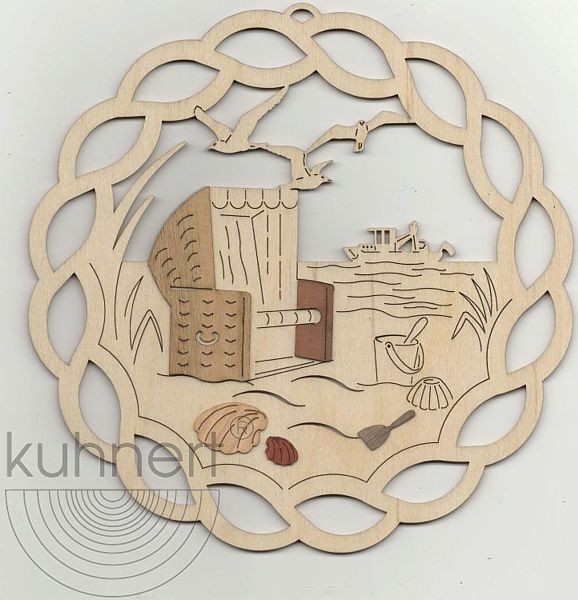 Drechslerei Kuhnert Fensterbild Strandkorb Drechslerei Kuhnert Fensterbild Strandkorb