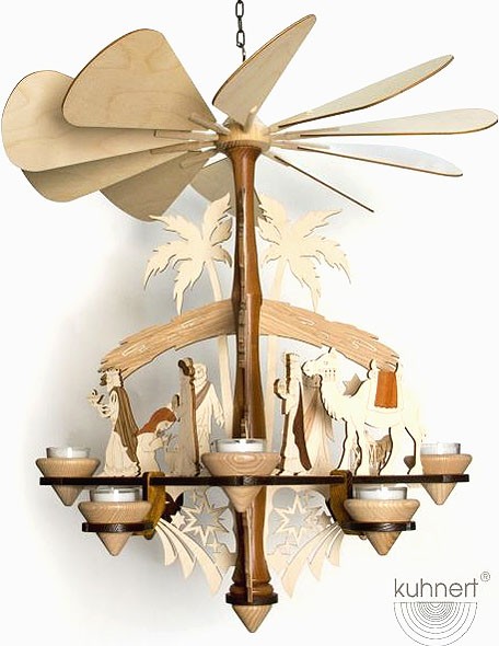 Drechslerei Kuhnert Deckenpyramide, Weihnachtskrippe Drechslerei Kuhnert Deckenpyramide, Weihnachtskrippe