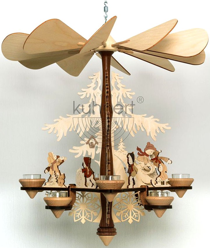 Drechslerei Kuhnert Deckenpyramide Winterkinder Drechslerei Kuhnert Deckenpyramide Winterkinder
