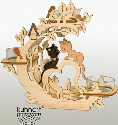 Drechslerei Kuhnert Blütenkranz 2 Kätzchen Drechslerei Kuhnert Blütenkranz 2 Kätzchen