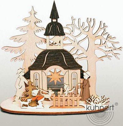 Drechslerei Kuhnert Teelichthalter Kirche Drechslerei Kuhnert Teelichthalter Kirche