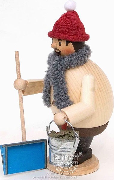 Drechslerei Kuhnert Räuchermann Max - Schneefeger Drechslerei Kuhnert Räuchermann Max - Schneefeger
