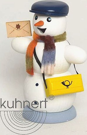 Drechslerei Kuhnert Räuchermann Schneemann Briefträger Drechslerei Kuhnert Räuchermann Schneemann Briefträger