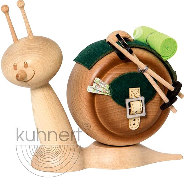 Drechslerei Kuhnert Räucherfigur Wanderschnecke Drechslerei Kuhnert Räucherfigur Wanderschnecke