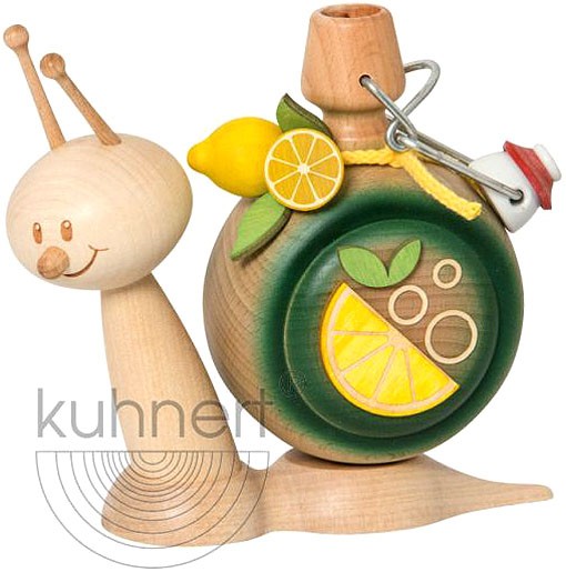 Drechslerei Kuhnert Räucherfigur Brauseschnecke