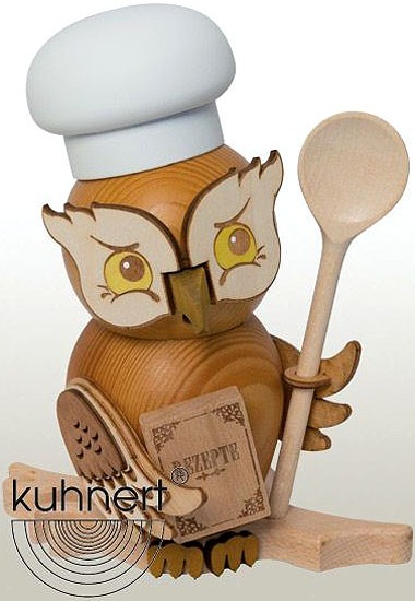 Drechslerei Kuhnert Räucherfigur Eule Koch Drechslerei Kuhnert Räucherfigur Eule Koch