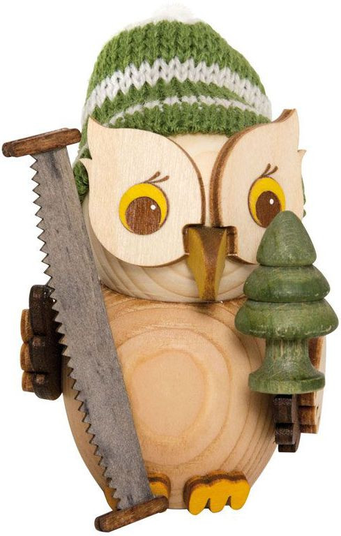 Drechslerei Kuhnert Mini-Eule Waldarbeiter Drechslerei Kuhnert Mini-Eule Waldarbeiter