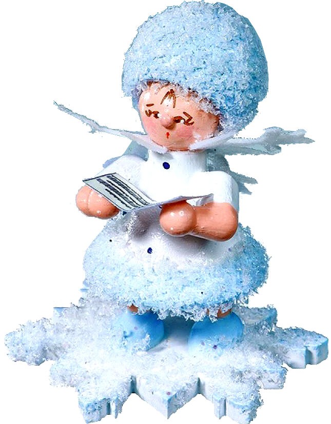 Drechslerei Kuhnert Schneeflöckchen mit Liederbuch Drechslerei Kuhnert Schneeflöckchen mit Liederbuch