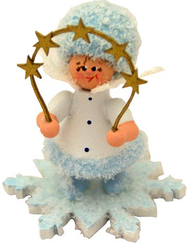 Drechslerei Kuhnert Schneeflöckchen mit Sternenbogen Drechslerei Kuhnert Schneeflöckchen mit Sternenbogen