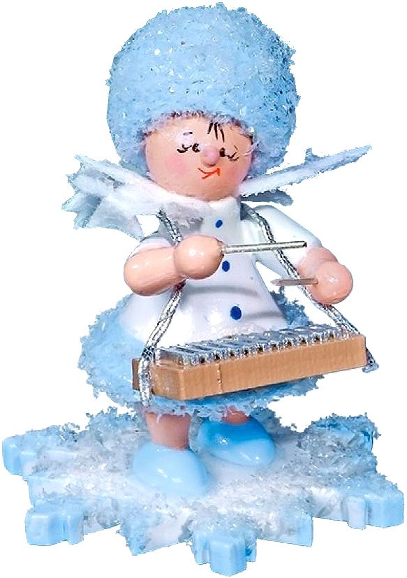 Drechslerei Kuhnert Schneeflöckchen mit Xylophon Drechslerei Kuhnert Schneeflöckchen mit Xylophon