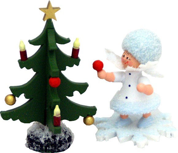 Drechslerei Kuhnert Schneeflöckchen mit Tannenbaum Drechslerei Kuhnert Schneeflöckchen mit Tannenbaum