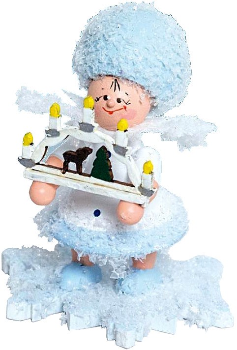 Drechslerei Kuhnert Schneeflöckchen mit Schwibbogen Drechslerei Kuhnert Schneeflöckchen mit Schwibbogen