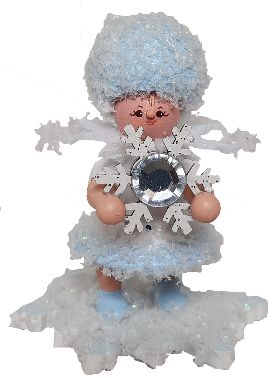Drechslerei Kuhnert Schneeflöckchen mit Schneekristall Drechslerei Kuhnert Schneeflöckchen mit Schneekristall