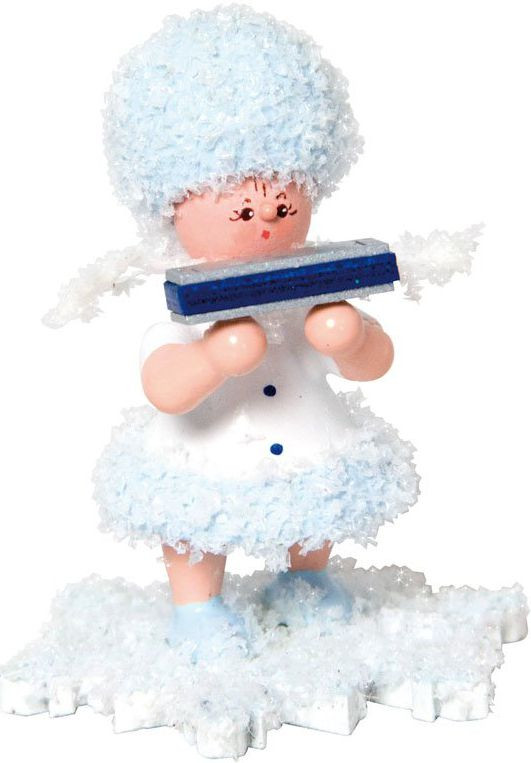 Drechslerei Kuhnert Schneeflöckchen mit Mundharmonika Drechslerei Kuhnert Schneeflöckchen mit Mundharmonika